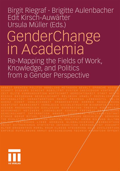 Produktbild: Gender Change in Academia