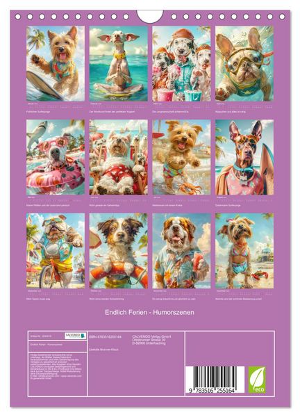 Produktbild: Endlich Ferien - Humorszenen (Wandkalender 2026 DIN A4 hoch), CALVENDO Monatskalender