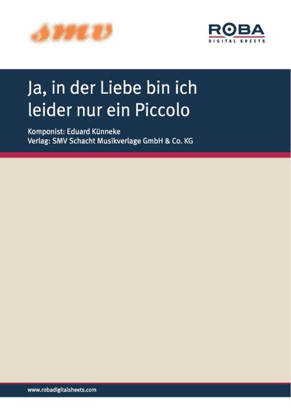Produktbild: Ja, in der Liebe bin ich leider nur ein Piccolo