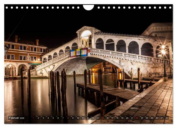 Produktbild: Leuchtendes Venedig (Wandkalender 2026 DIN A4 quer), CALVENDO Monatskalender