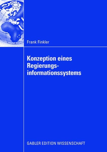 Produktbild: Konzeption eines Regierungsinformationssystems