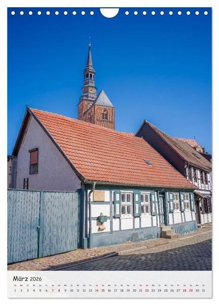 Produktbild: Tangerm&uuml;nde - Historische Altstadt an der Elbe (Wandkalender 2026 DIN A4 hoch), CALVENDO Monatskalender