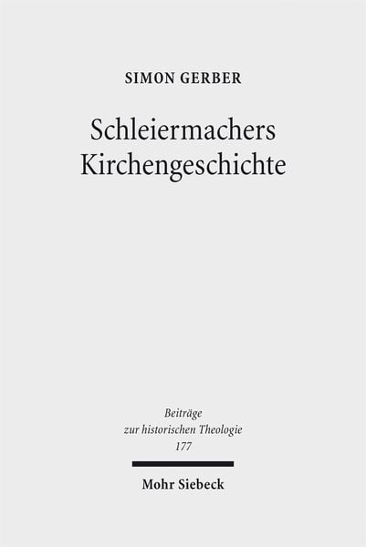 Produktbild: Schleiermachers Kirchengeschichte
