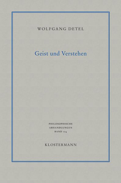 Geist und Verstehen