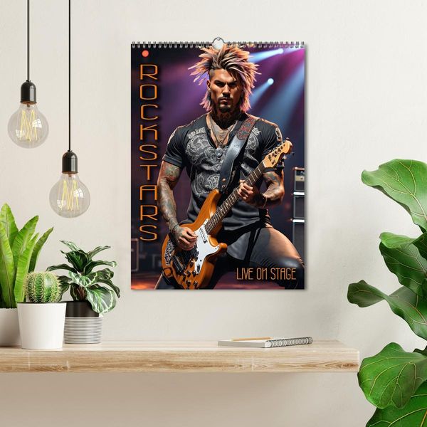 Produktbild: Rockstars - Live on Stage (Wandkalender 2026 DIN A3 hoch), CALVENDO Monatskalender