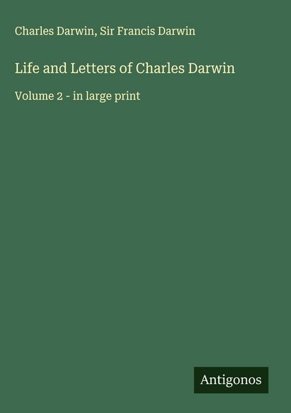 Produktbild: Life and Letters of Charles Darwin