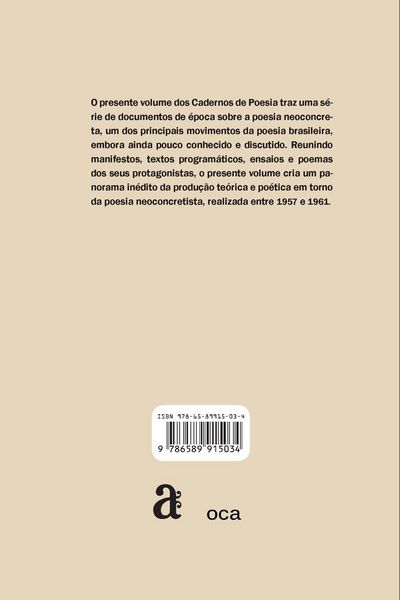 Produktbild: Poesia neoconcreta