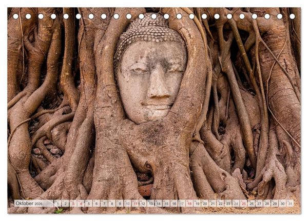 Produktbild: Thailand Impressionen (Tischkalender 2026 DIN A5 quer), CALVENDO Monatskalender