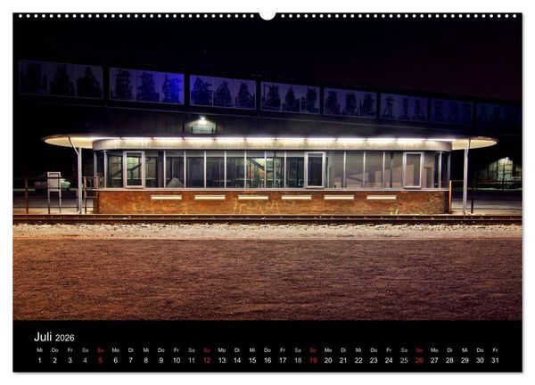 Produktbild: Duisburg Nachtmomente 2026 (Wandkalender 2026 DIN A2 quer), CALVENDO Monatskalender