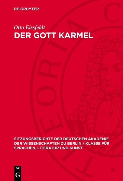 Produktbild: Der Gott Karmel