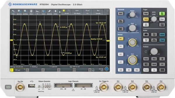 Rohde & Schwarz RTB2K-74 Digital-Oszilloskop 70 MHz 4-Kanal 1.25 GSa/s 10 Mpts 10 Bit Digital-Speicher (DSO), Multimeter