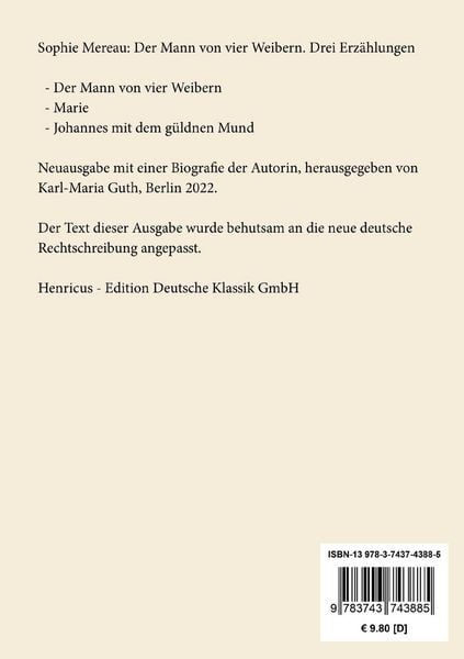 Produktbild: Der Mann von vier Weibern