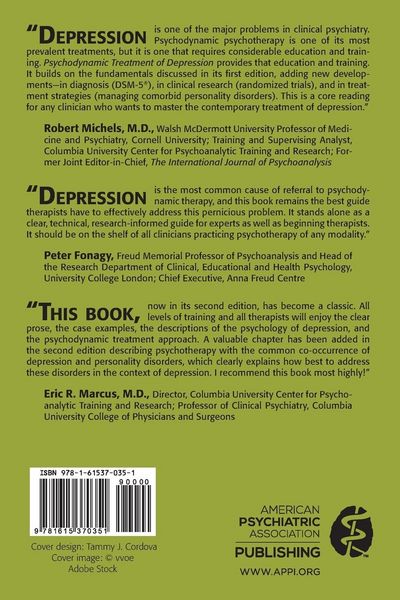Produktbild: Psychodynamic Treatment of Depression