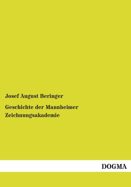 Produktbild: Geschichte der Mannheimer Zeichnungsakademie