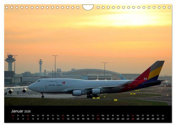 Produktbild: Internationale Frachtflugzeuge (Wandkalender 2026 DIN A4 quer), CALVENDO Monatskalender