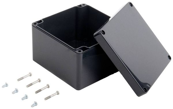 Produktbild: TRU Components KST 227 03227000.H Industrie-Geh&auml;use 122 x 120 x 85 ABS Schiefer-Grau 1St.