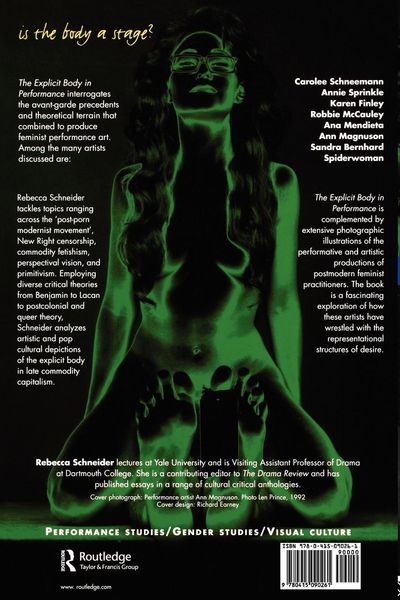 Produktbild: The Explicit Body in Performance