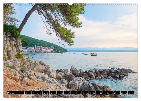 Produktbild: Moscenicka Draga 2026 - Urlaubsparadies an der Kvarner Bucht (hochwertiger Premium Wandkalender 2026 DIN A2 quer), Kunstdruck in Hochglanz