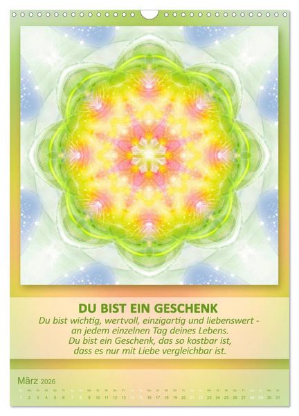 Produktbild: Light Energy Mandalas - Kalender - Vol. 1 (Wandkalender 2026 DIN A3 hoch), CALVENDO Monatskalender