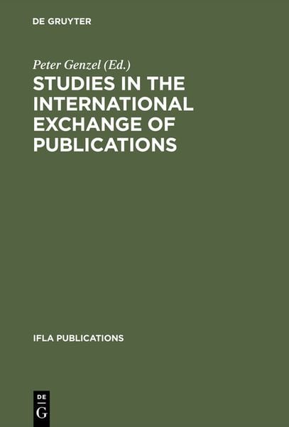 Produktbild: Studies in the international exchange of publications