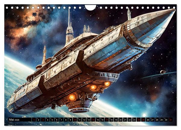 Produktbild: Mobilit&auml;t im All (Wandkalender 2026 DIN A4 quer), CALVENDO Monatskalender