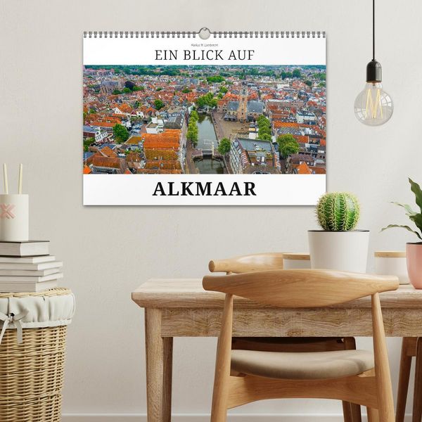 Produktbild: Ein Blick auf Alkmaar (Wandkalender 2026 DIN A3 quer), CALVENDO Monatskalender