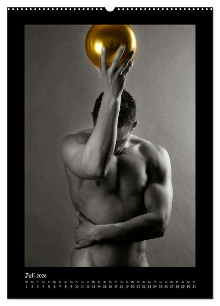 Produktbild: Golden Ball - M&auml;nner Akte (hochwertiger Premium Wandkalender 2026 DIN A2 hoch), Kunstdruck in Hochglanz