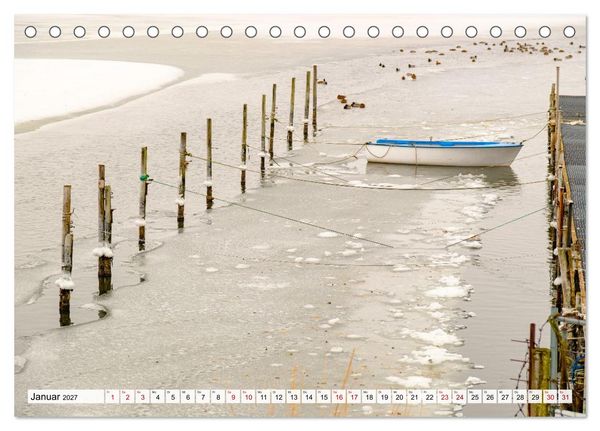 Produktbild: Die Ostsee im Winter (Tischkalender 2027 DIN A5 quer), CALVENDO Monatskalender