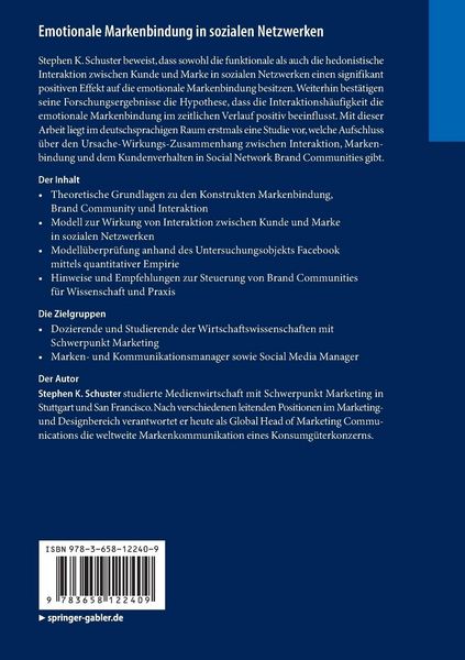 Produktbild: Emotionale Markenbindung in sozialen Netzwerken