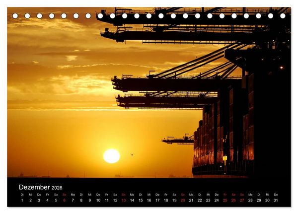 Produktbild: Containerwelten (Tischkalender 2026 DIN A5 quer), CALVENDO Monatskalender