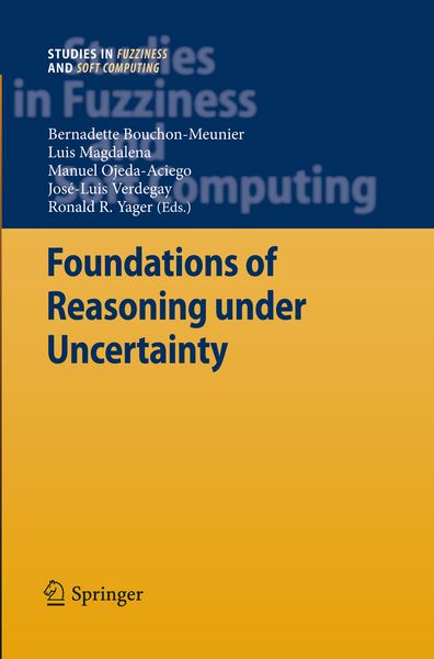 Produktbild: Foundations of Reasoning under Uncertainty