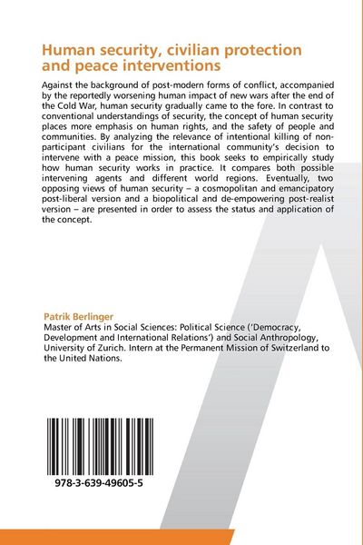 Produktbild: Human security, civilian protection and peace interventions