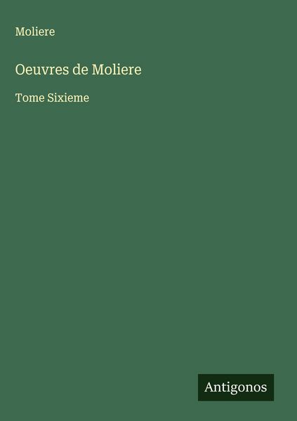 Produktbild: Oeuvres de Moliere