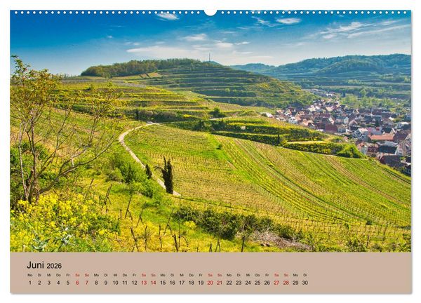 Produktbild: Kaiserstuhlblicke (Wandkalender 2026 DIN A2 quer), CALVENDO Monatskalender
