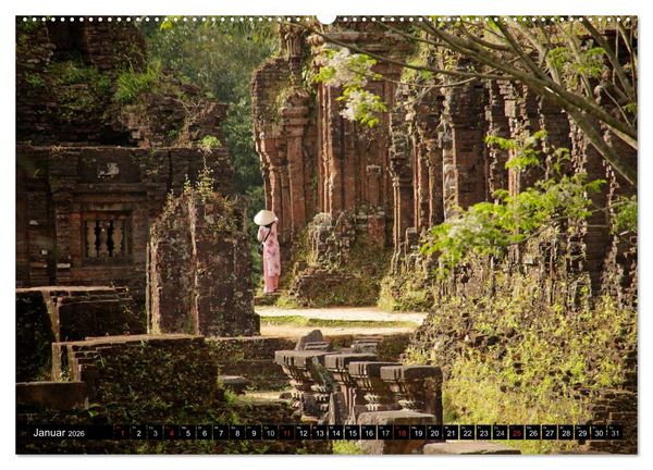 Produktbild: Asiens Welterbe (hochwertiger Premium Wandkalender 2026 DIN A2 quer), Kunstdruck in Hochglanz