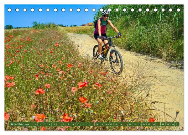 Produktbild: Biken - Impressionen von Rolf Dietz (Tischkalender 2026 DIN A5 quer), CALVENDO Monatskalender