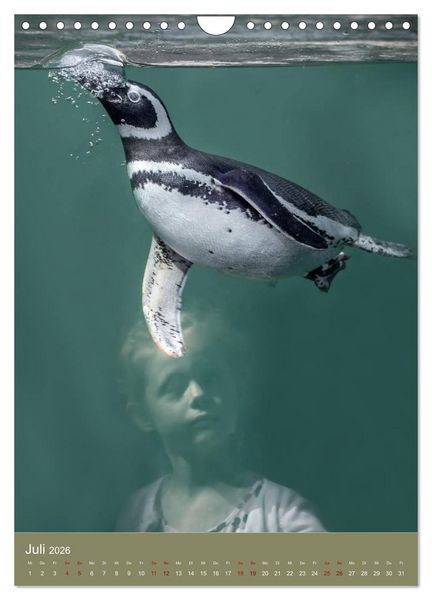 Produktbild: Portraits of Animals (Wandkalender 2026 DIN A4 hoch), CALVENDO Monatskalender