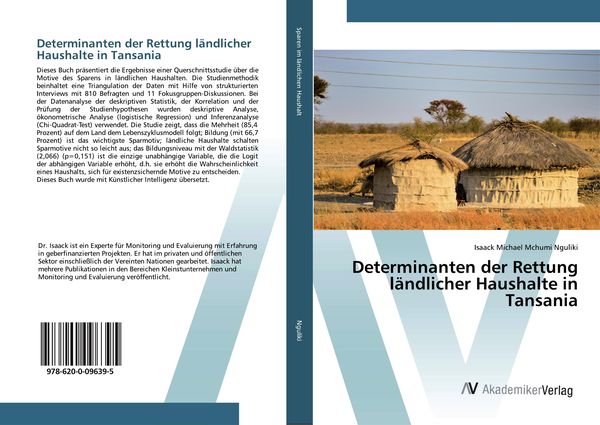Produktbild: Determinanten der Rettung l&auml;ndlicher Haushalte in Tansania