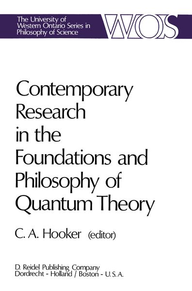 Produktbild: Contemporary Research in the Foundations and Philosophy of Quantum Theory