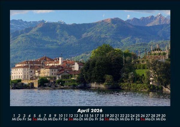 Produktbild: Die Seen der Erde 2026 Fotokalender DIN A5