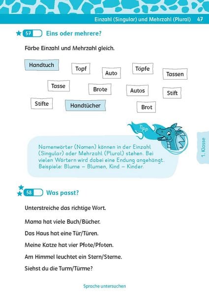 Produktbild: Klett Team Drachenstark: Kurztests Deutsch 1./2. Klasse