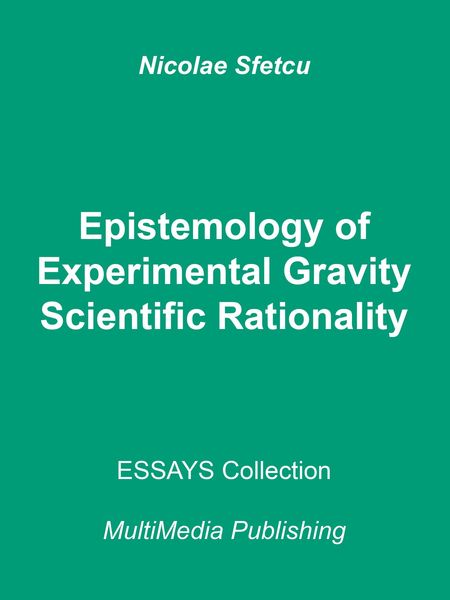 Produktbild: Epistemology of Experimental Gravity - Scientific Rationality