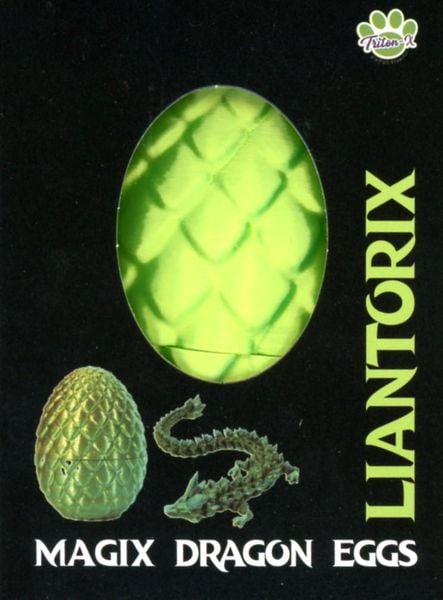 Drachenei 'MagiX Dragon Egg LIANTORIX', grün, Drachen 22,5 cm & Ei 8 cm