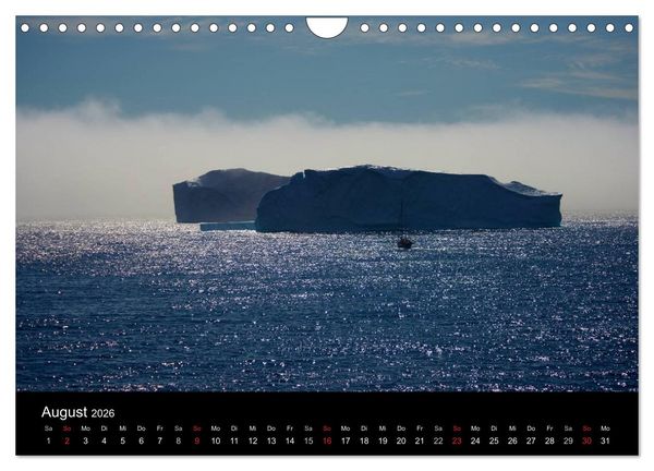 Produktbild: Gr&ouml;nland by Andr&eacute; Poling (Wandkalender 2026 DIN A4 quer), CALVENDO Monatskalender