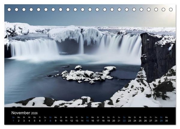 Produktbild: Island - wundervolle Weite (Tischkalender 2026 DIN A5 quer), CALVENDO Monatskalender