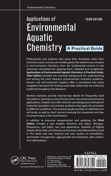 Produktbild: Applications of Environmental Aquatic Chemistry
