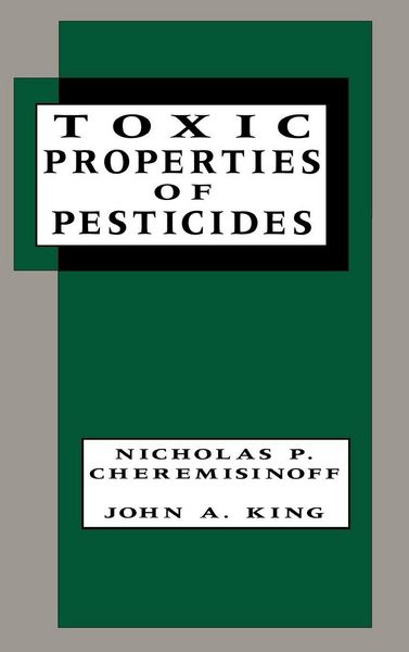 Produktbild: Toxic Properties of Pesticides