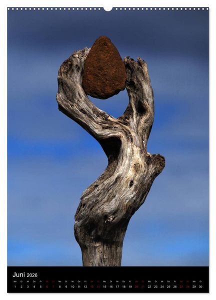 Produktbild: NATUREART - KUNST IN DER NATUR (Wandkalender 2026 DIN A2 hoch), CALVENDO Monatskalender