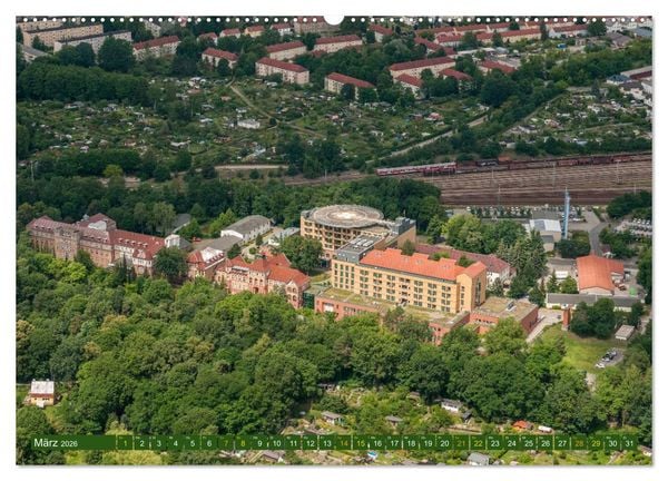Produktbild: Eberswalde in Luftbildern (hochwertiger Premium Wandkalender 2026 DIN A2 quer), Kunstdruck in Hochglanz