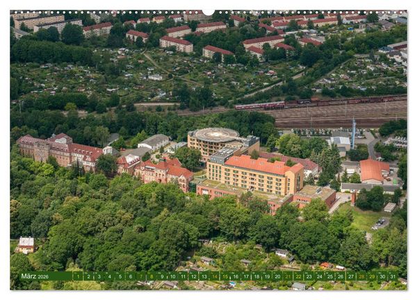 Produktbild: Eberswalde in Luftbildern (Wandkalender 2026 DIN A2 quer), CALVENDO Monatskalender